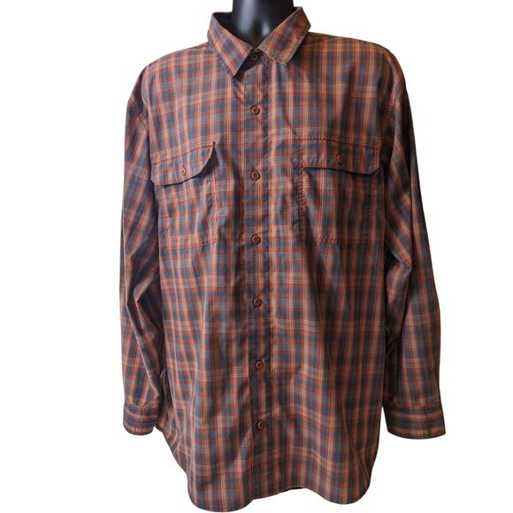 Redhead Shirt Mens 2XL Plaid Long Sleeve Button Up Hiking Outdoor Top Hunting - Picture 5 of 14